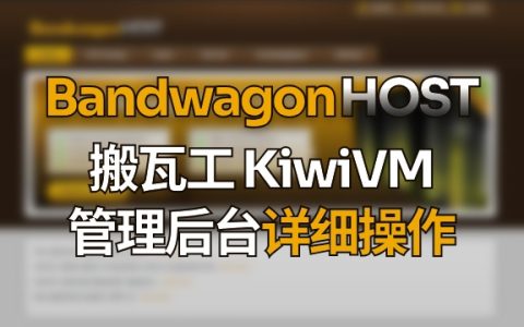 搬瓦工 KiwiVM 后台面板 使用指南（附退款、开启IPv6等操作）